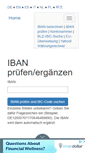 Mobile Screenshot of iban-rechner.de