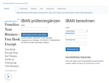 Tablet Screenshot of iban-rechner.de